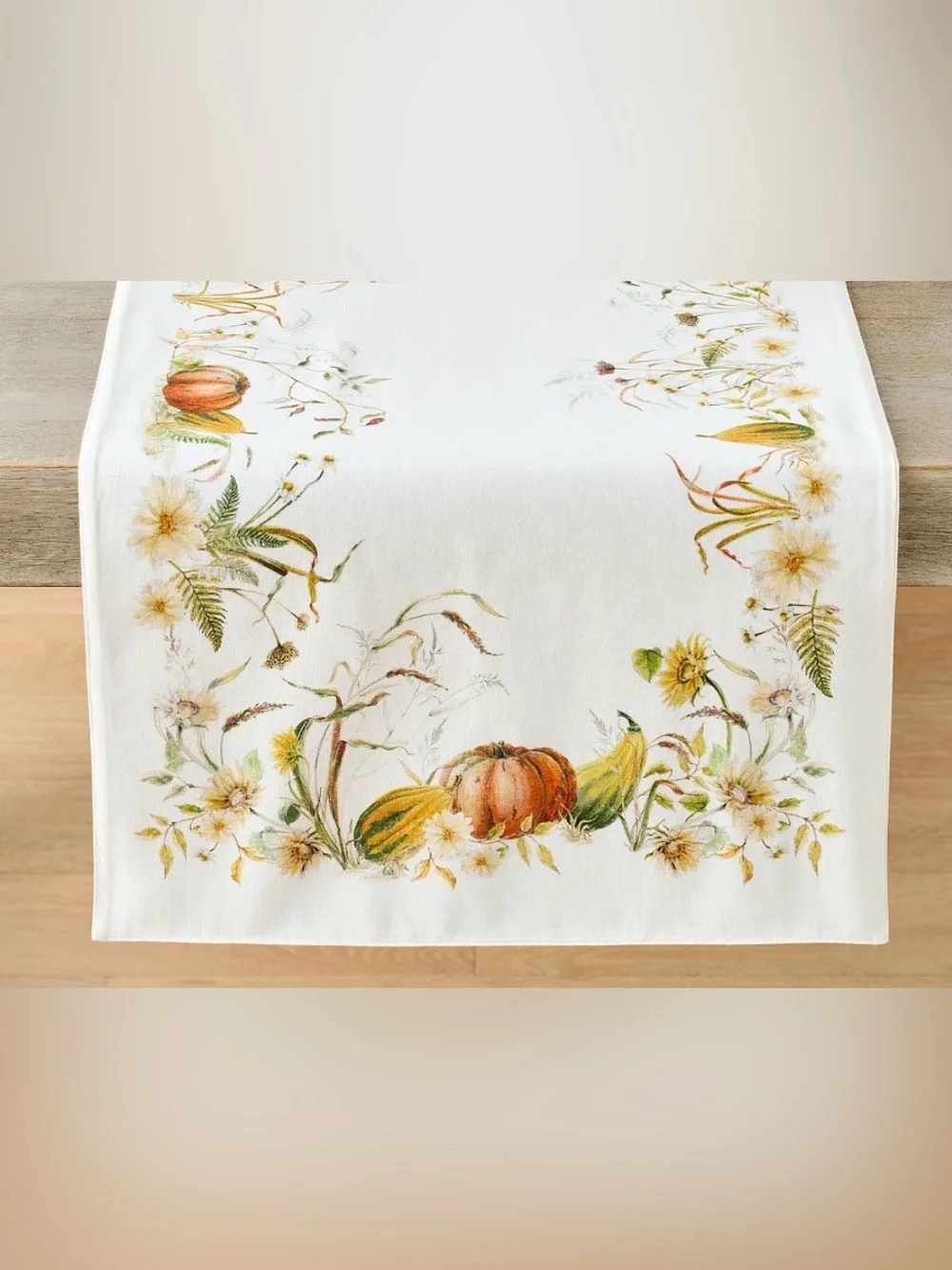 POTTERY BARN “BEDFORD HARVEST” TABLE RUNNER *SIZE: 18”X108” *4 NAPKINS *NWT 138.